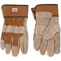 Tan Cow Split Safety Glove